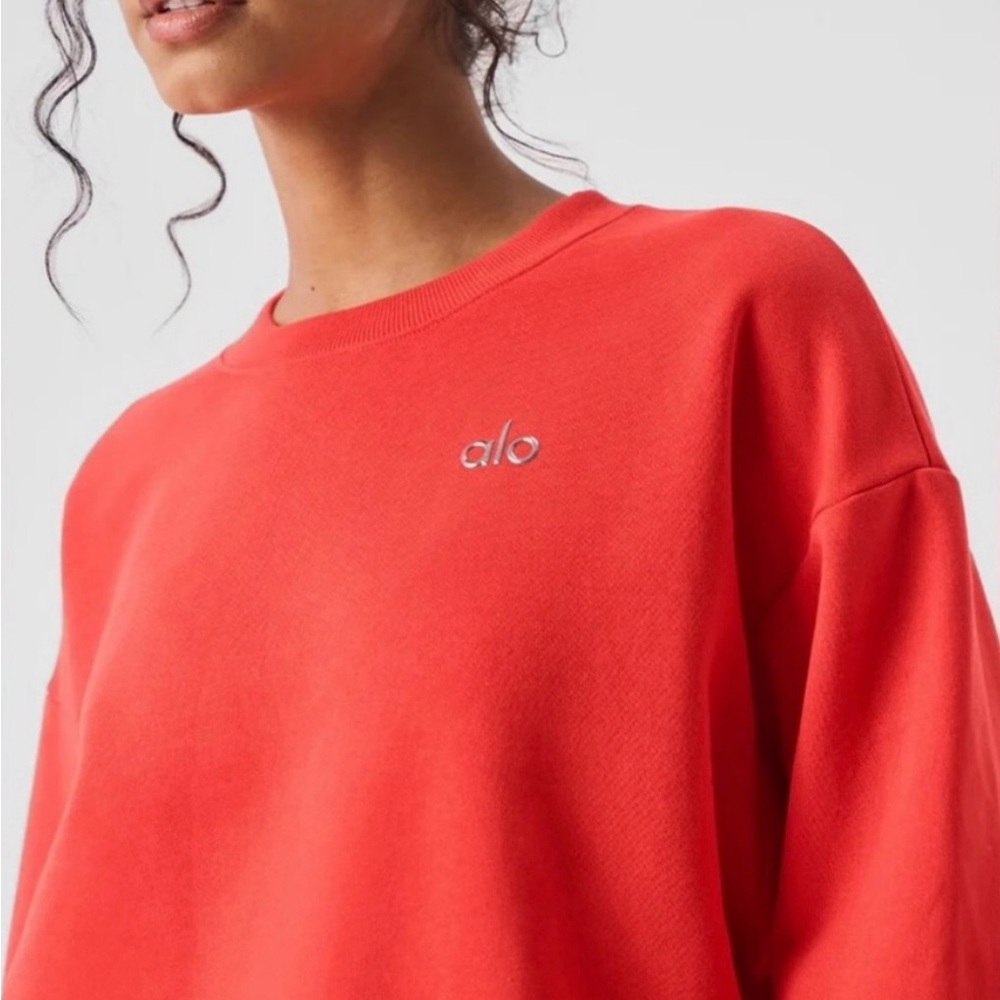Alo Yoga Accolade Crewneck Sweatshirt Size L  NWT
